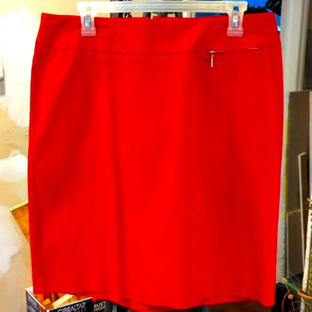 Lane Bryant size 14 red skirt